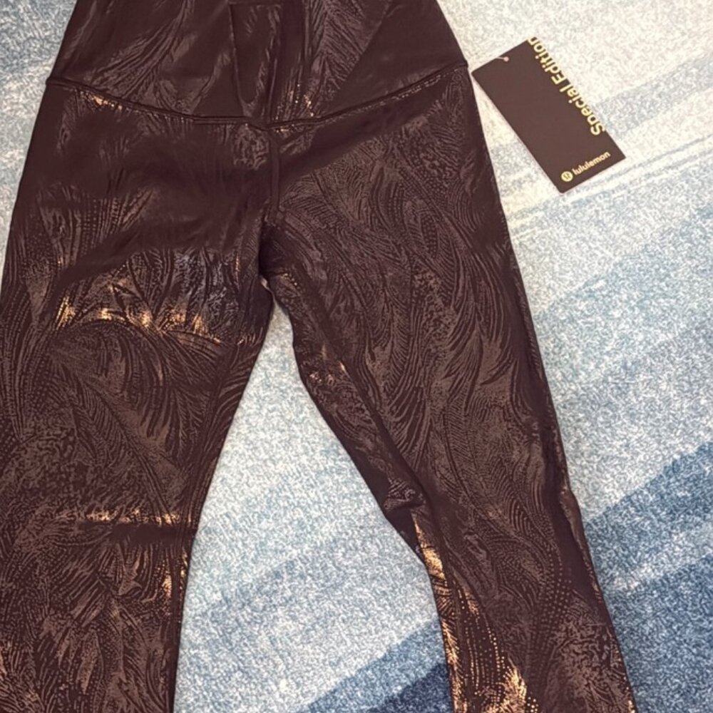 Lululemon Wunder Under High-Rise Tight 28" *Shine, Size 6, NWT